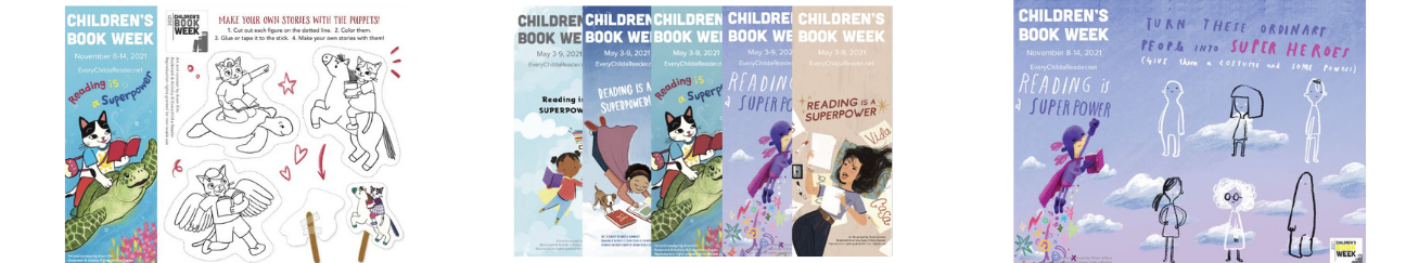 childrens book week bookmarks