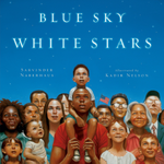 Blue Sky White Stars by Sarvinder Naberhaus