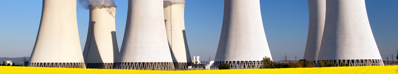 nuclear power plant smoke stacks