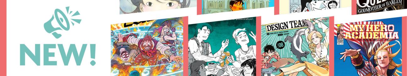 What's New Graphic Novels Manga Header