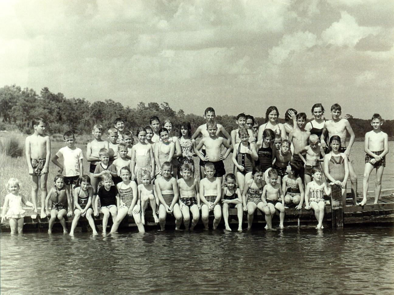 First United Methodist Church children's swim party at the lake