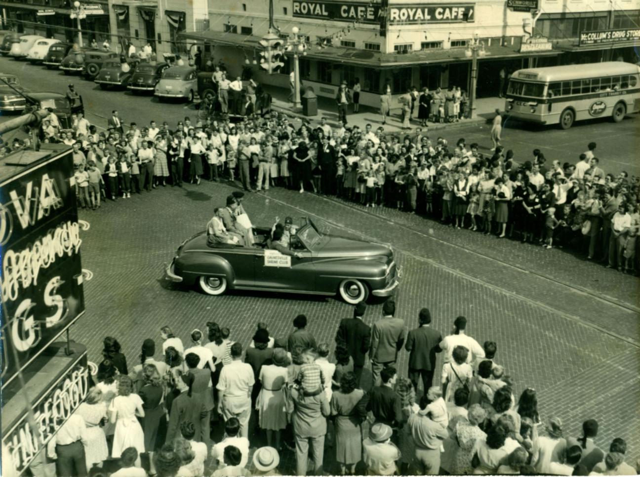 Shriners in a Gainesville parade 1940s or 1950s