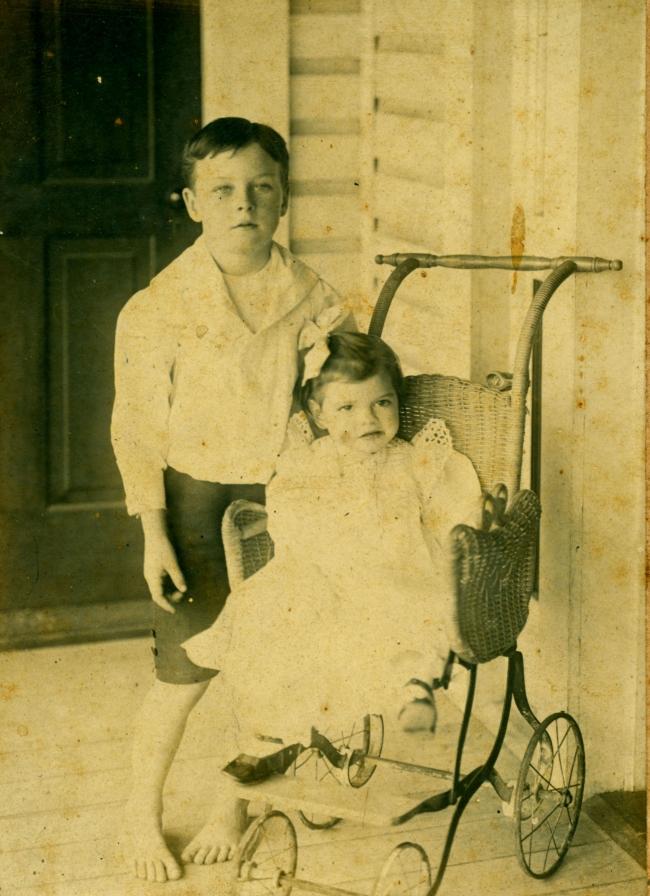 Bill and Esther Phifer-in stroller