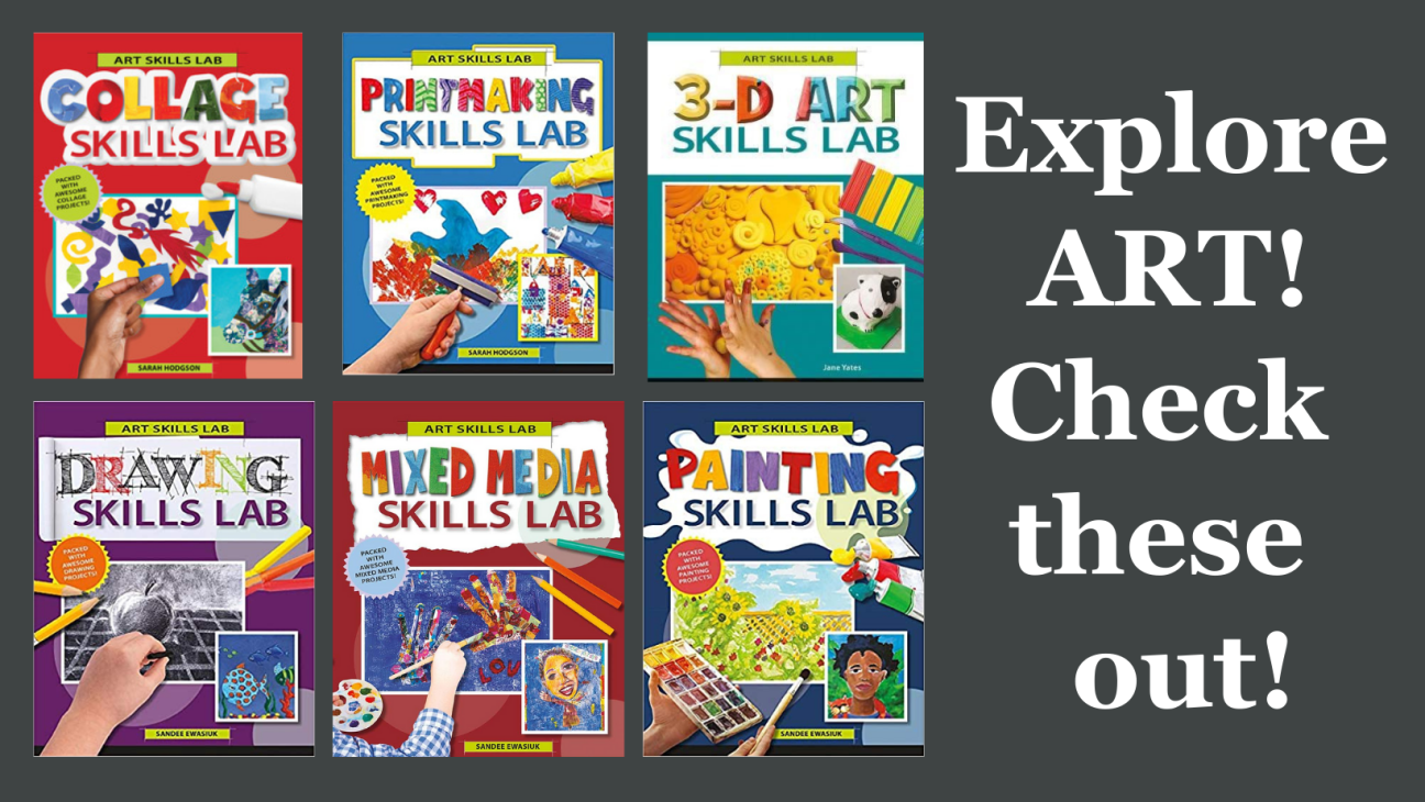 Art Skills Lab Series of books book covers for art skills lab
