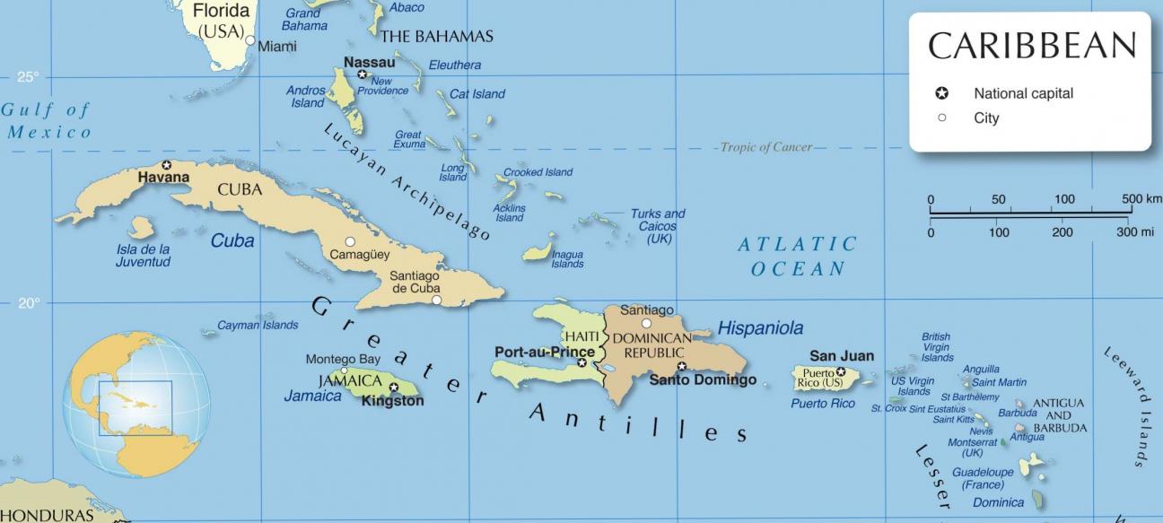 caribbean countries that speak spanish