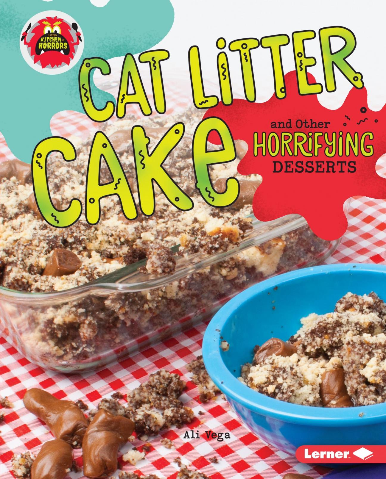 image of a cake that looks like a tray of cat litter 