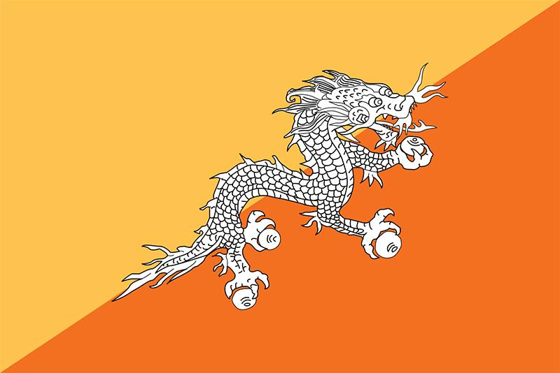 Flag of Bhutan