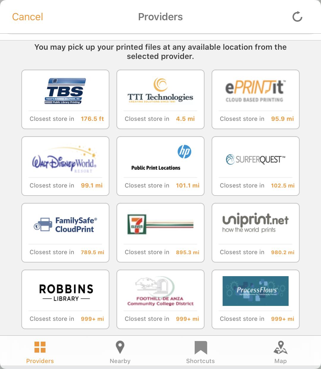 Select TBS provider