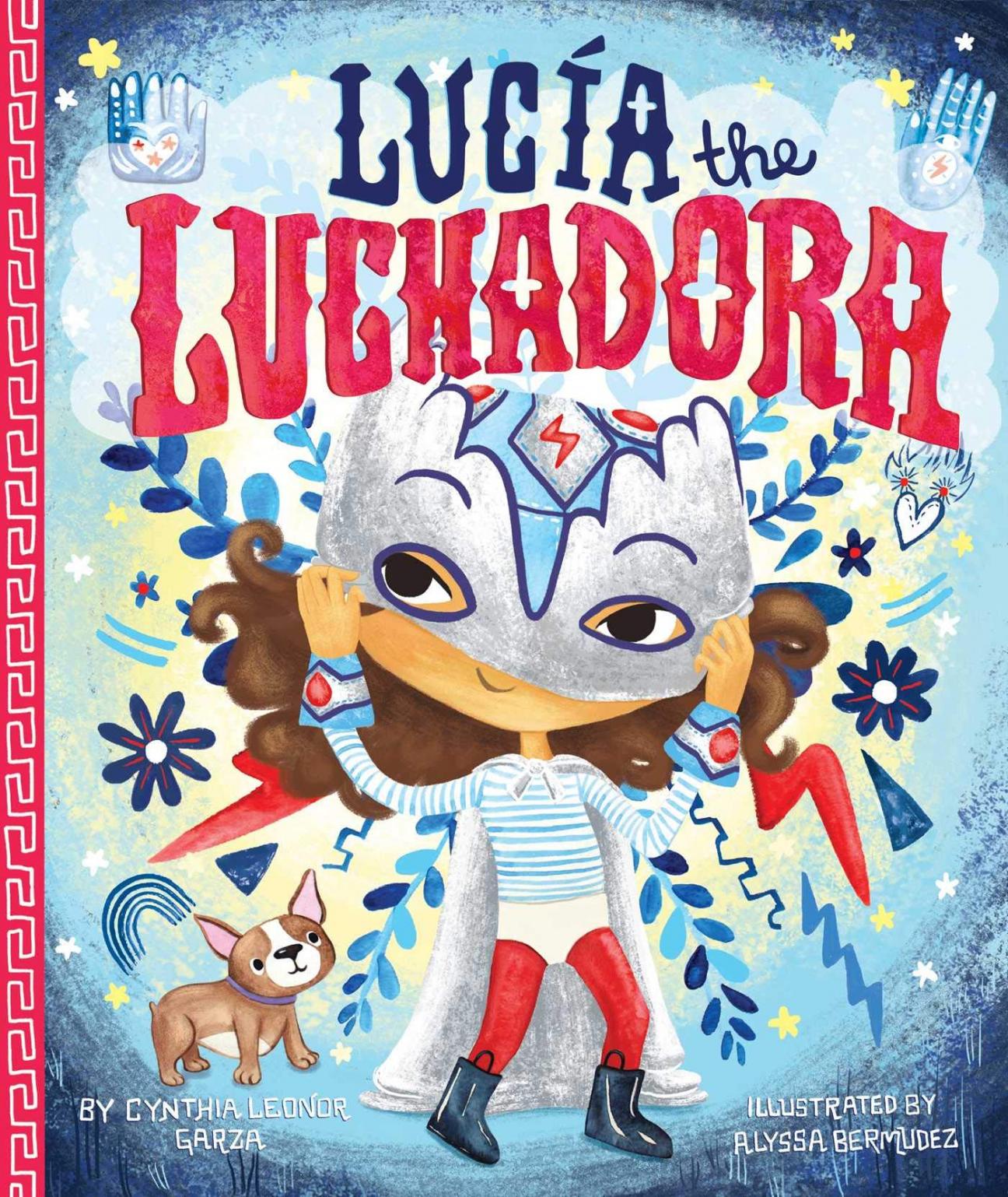 Lucia the Luchadora cover girl in luchadora outfit