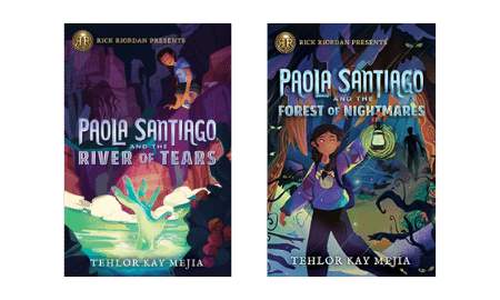 Covers of The Paola Santiago Series by Tehlor Kay Mejia