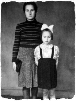 two girls during the Holocaust