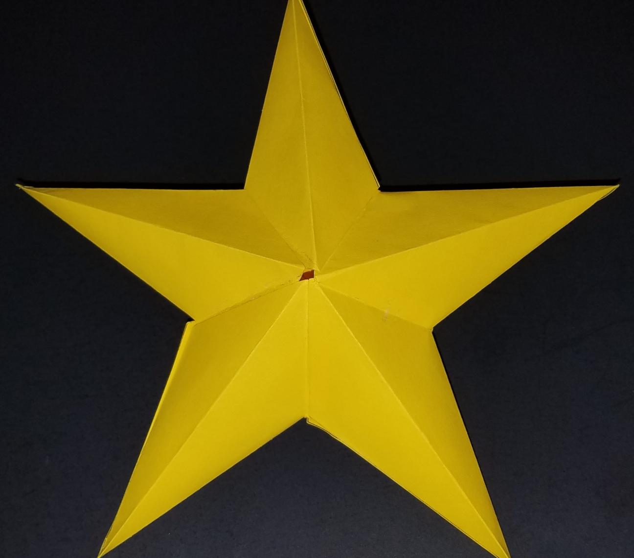 how to make a paper star lantern