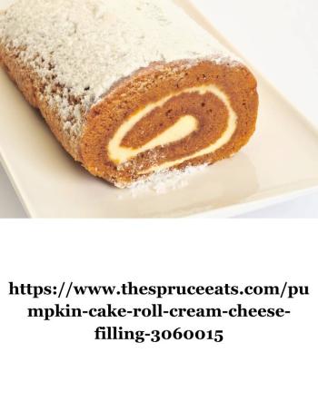 pumpkin cream cheese cake roll