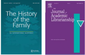 History of the Family and Journal of Academic Librarianship covers