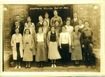 Graduating Class of Hawthorne School 1934
