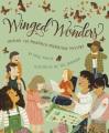 Book cover of Winged Wonders with people looking at butterflies