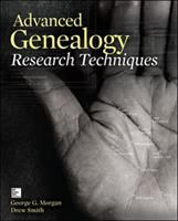 Book cover of Advanced Genealogy Research Techniques with picture of an open palm