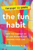 Book cover of The Fun Habit with colorful lines in the background