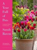 Book Cover of A Year Full of Pots with a picture of flowers in a pot