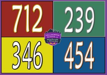 House Points; Gryffindor 712, Slytherin 239, Hufflepuff 346, Ravenclaw 454