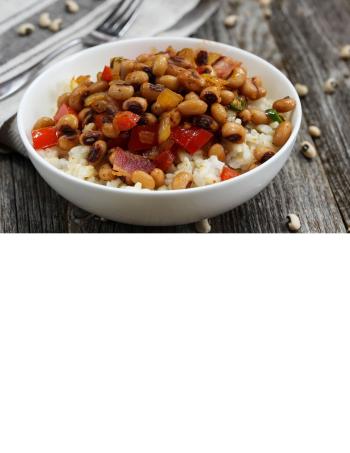 Pan-fried Black-eyed Peas