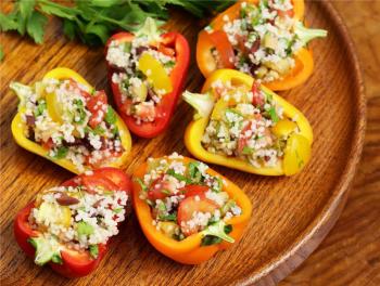 Mediterranean Stuffed Peppers