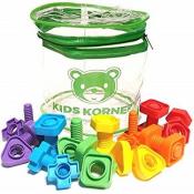 Jumbo Nuts and Bolts Set sensory toy