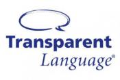 Transparent language logo