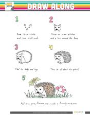 Draw Along Hedgehog