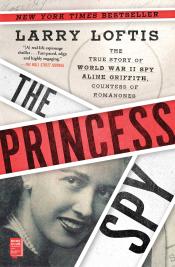 The Princess Spy cover, black and white photo of young woman smiling