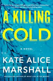 A Killing Cold book cover, blue snowy background