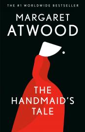 The Handmaid's Tale - Atwood minimalist style cover of a handmaid depicted in story